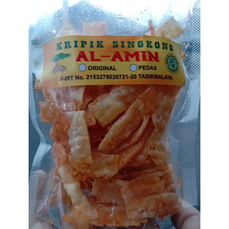 

Keripik Singkong pedas asin