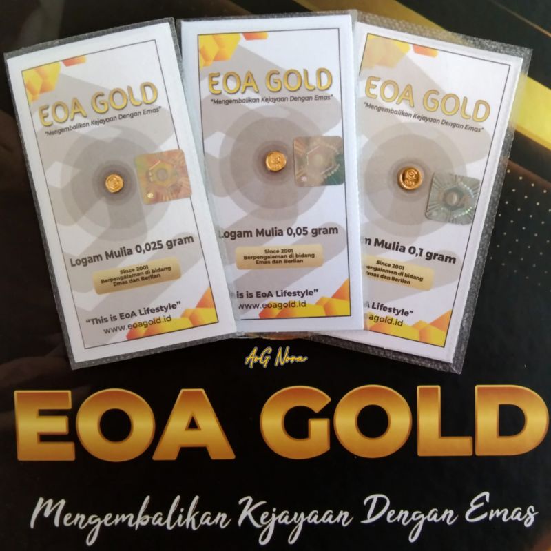 EoaGold | 0,1 gram | 0,2 gram | 0,5 gram