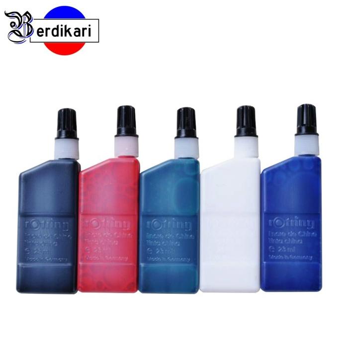 

:::::::] Rotring Drawing Ink / Tinta Rapido Hitam & Warna