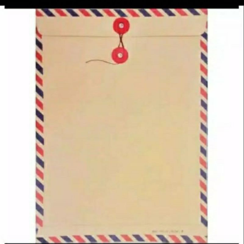 

Amplop Coklat Airmail Tali - Folio