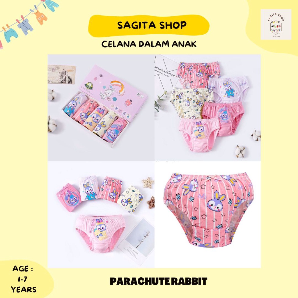 Celana Dalam Underwear Anak Perempuan Bahan Katun Celana Dalam Cangcut Undies Anak Perempuan Girl Ce