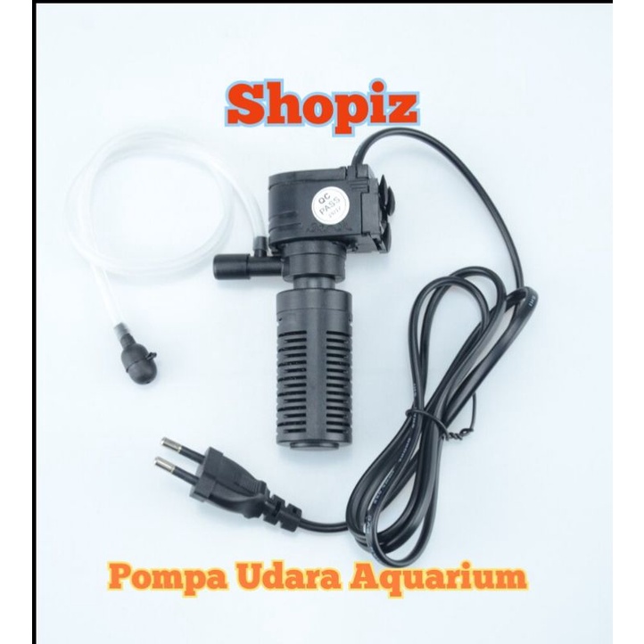 Jual Pompa Aquarium Air Udara Oxygen Filtrasi Sirkulasi Aquarium 3in1 ...