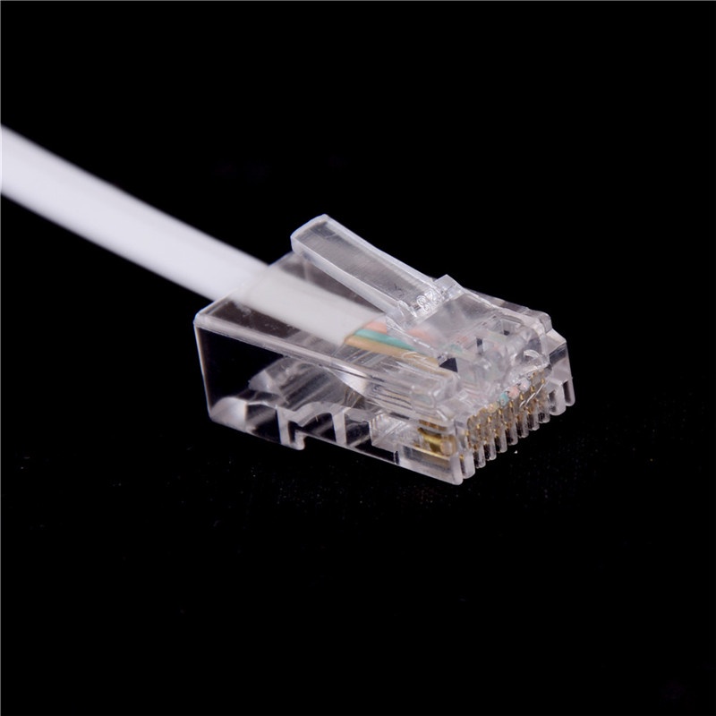 （✔✔❤Kabel Adapter Konverter RJ11 6P4C Female Ke Ethernet RJ45 8P8C Male F / M Untuk Handphone