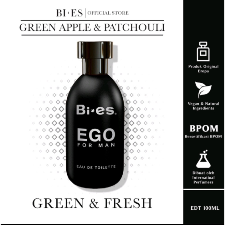 Bies Bi Es Parfum Ego Black Man - EDT 100ML