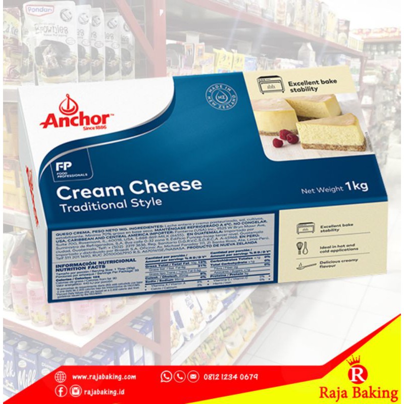 

Anchor Cream cheese 1kg