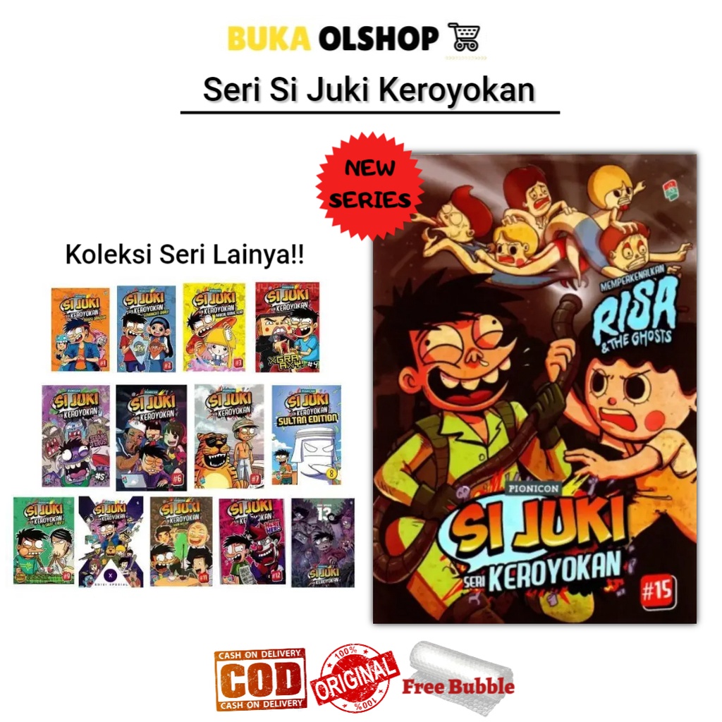 Komik Si Juki #Keroyokan Seri Si Juki Keroyokan