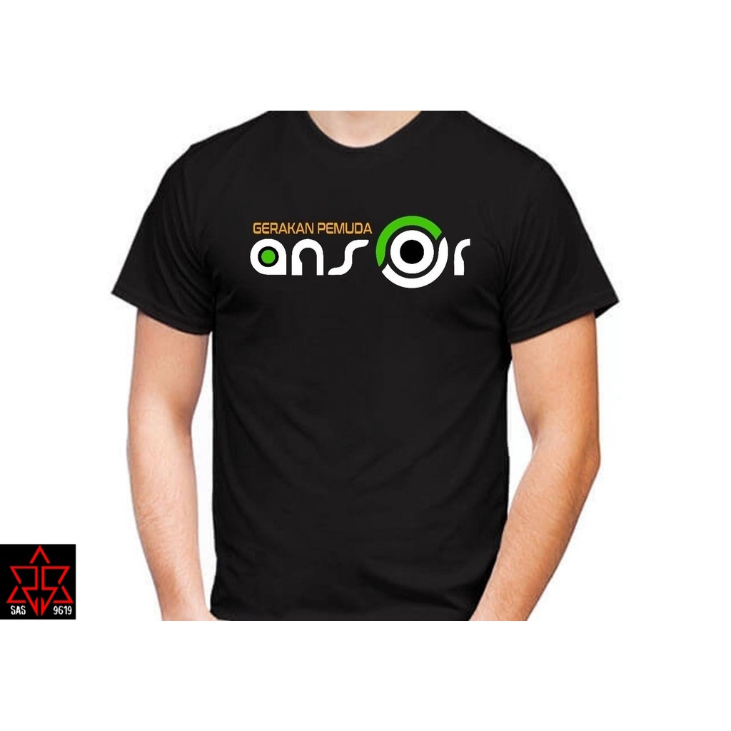 T-SHIRT BAJU KAOS DISTRO GERAKAN PEMUDA ANSOR (COD) / GP ANSOR / SANTRI/ NU /  Premium Cotton Combed