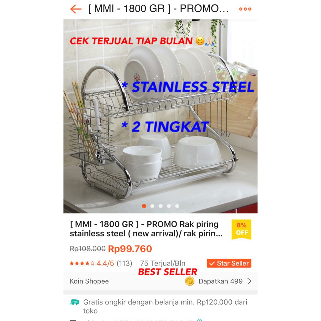 RAK PIRING STAINLESS STEEL new arrival rak piring 2 RAK PIRING STAINLESS STEEL new arrival rak piring 2