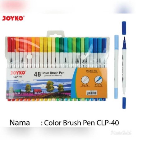 

DISKON- BISA COD Brush pen Joyko 48 warna CLP 40