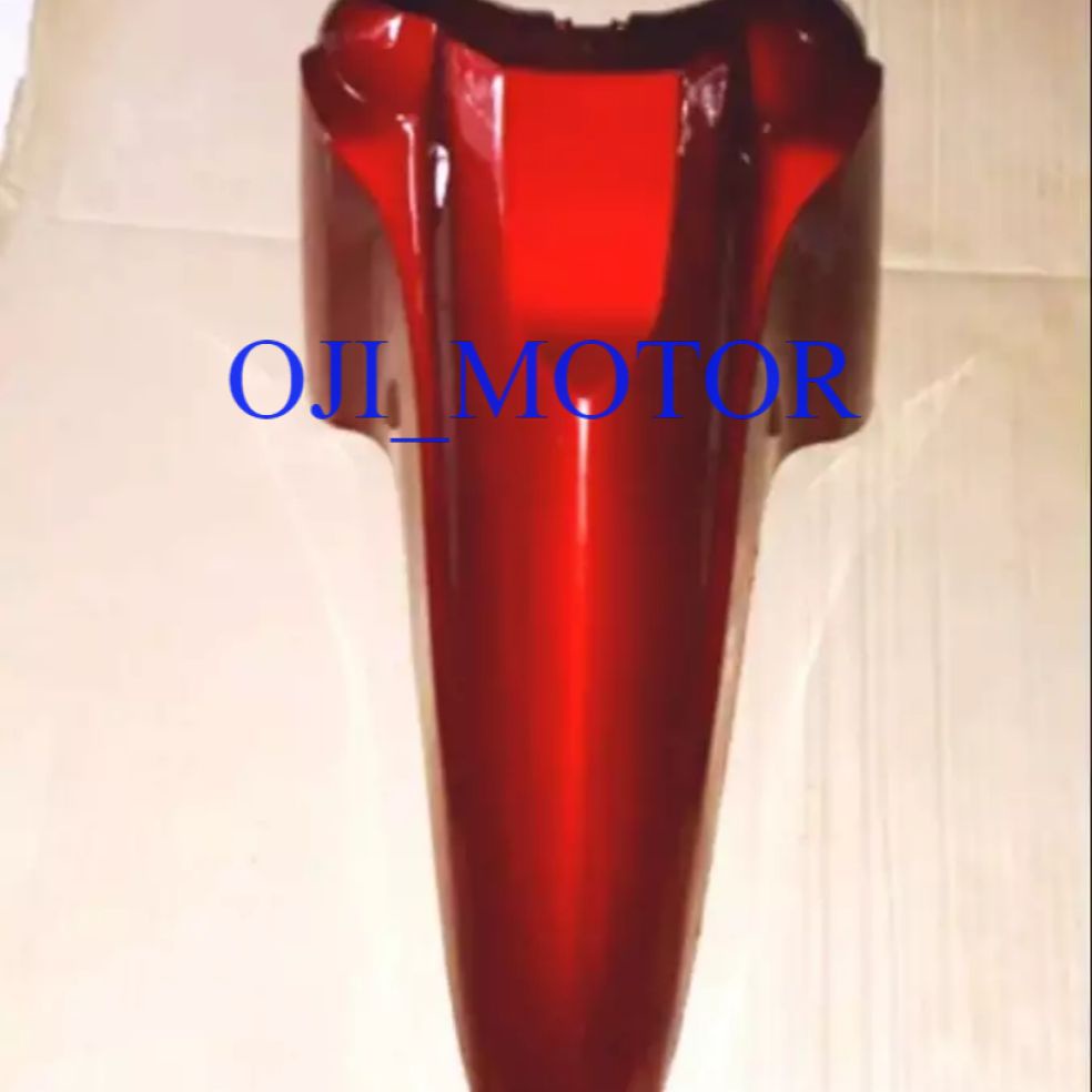 Spakbor depan supra x 125 batman merah maroon/selebor depan supra x125 batman merah maroon