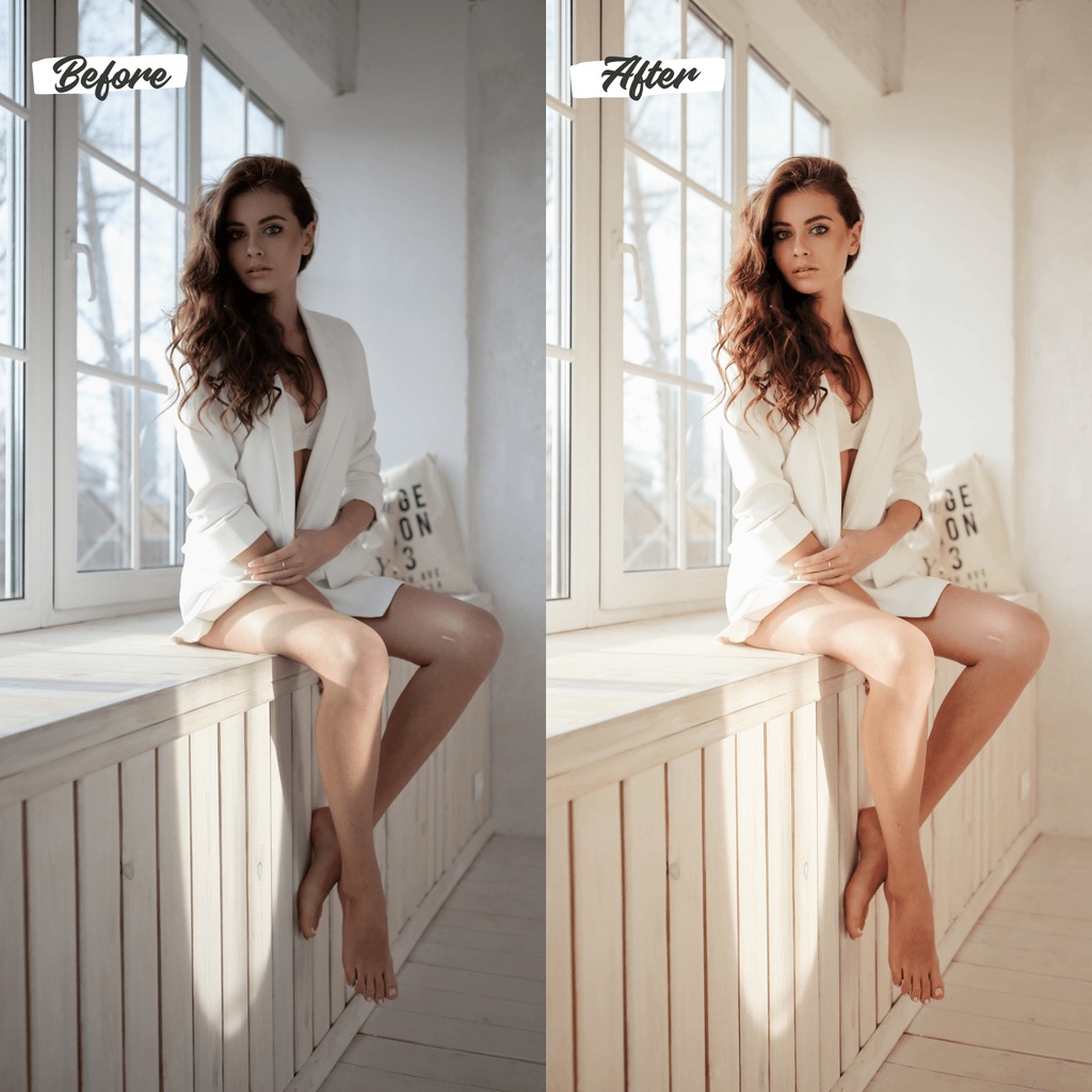 Lightroom Preset White &amp; Natural IOS/Android and Dekstop