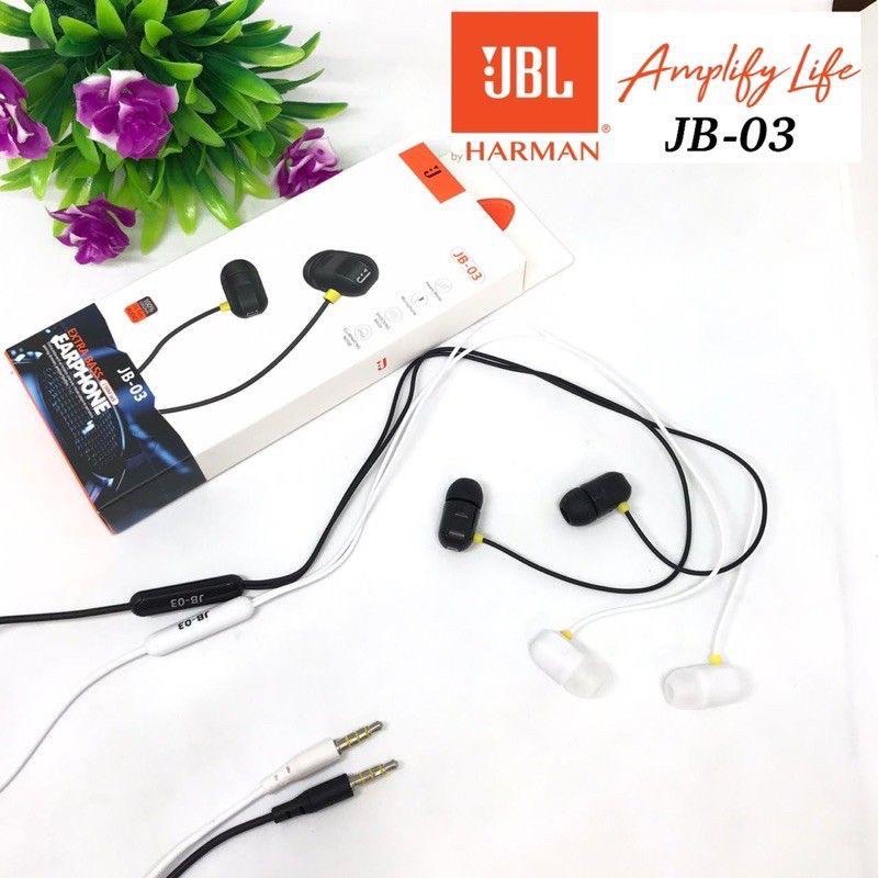 HEADSET SUPER BASS JB03 HANDSFREE MURAH JBL JB03