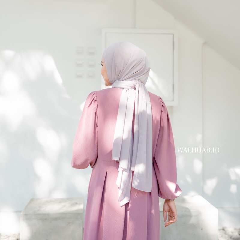 Jovinna dress / dress crinkle airflow premium (FREE BELT)