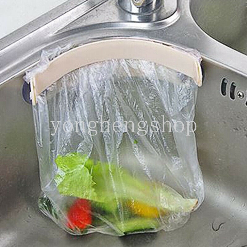 Rak Holder Kantong Sampah Dengan Suction Cup Untuk Wastafel Dapur