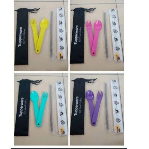 Eco straw cutlery