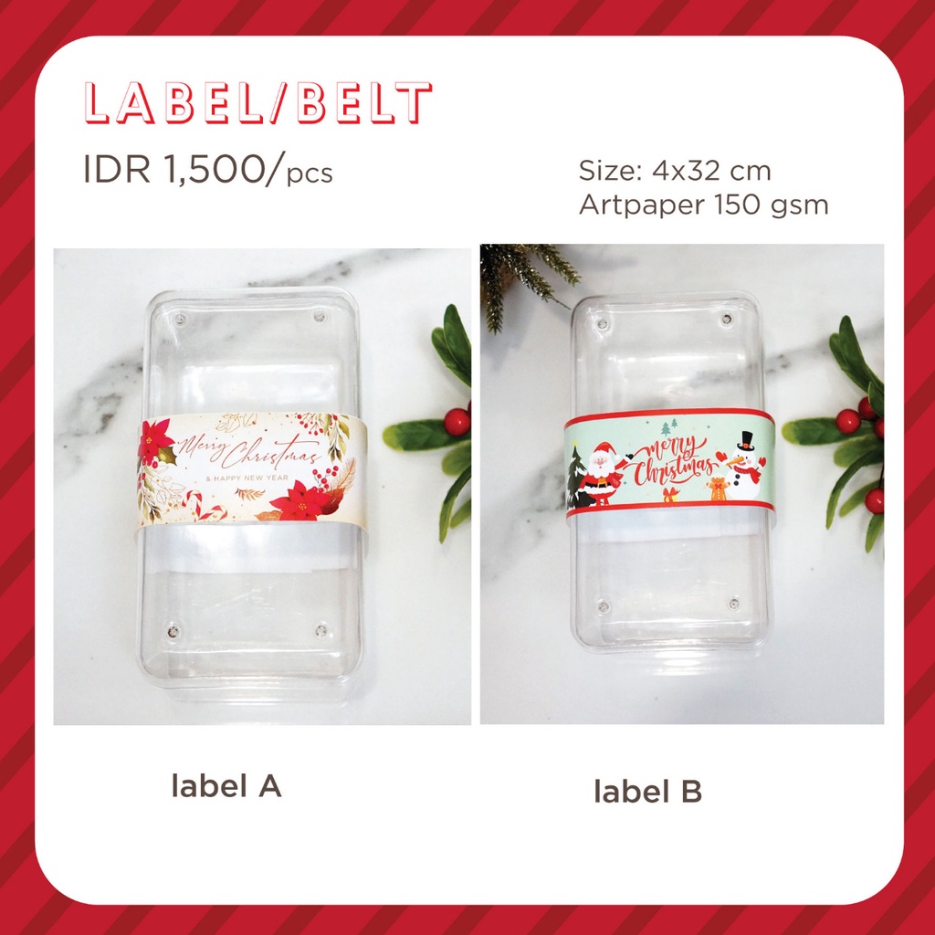 

Label toples paper belt tema natal lucu panjang bisa utk toples 350 gr 450 gr
