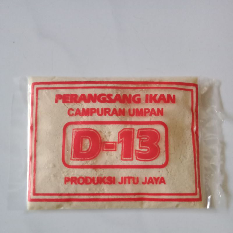 Perangsang ikan D13 merah (1pcs)