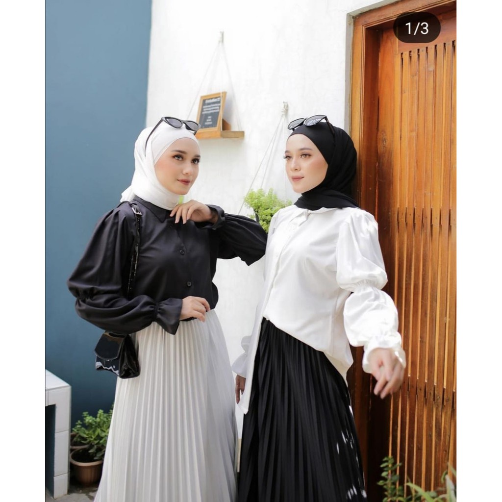 JAMINAN PROMO TERMURAH BLOUSE KEMEJA PREMIUM ZALURA ALOVA TIEAN VENGE AVRIL DINIUM GALA SALSA SQUILBI WILIAM KIMBO OVILA CHAND RIZO MORIZ VINCET KOBE ETRA-ZALURA HITAM