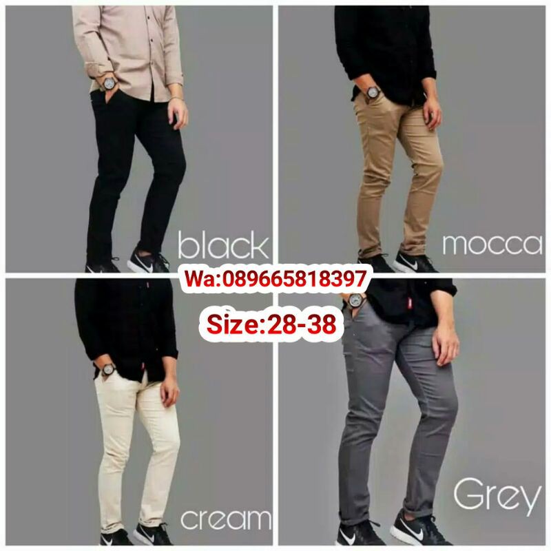 CELANA CHINOS KUALITAS DISTRO // Chinos Slimfit Pria // Celana Chinos Pria // Celana Chinos Slimfit 