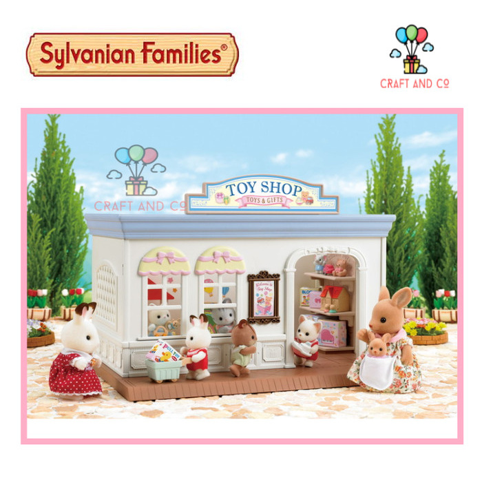 Mainan anak boneka miniatur Sylvanian Families Toy Shop