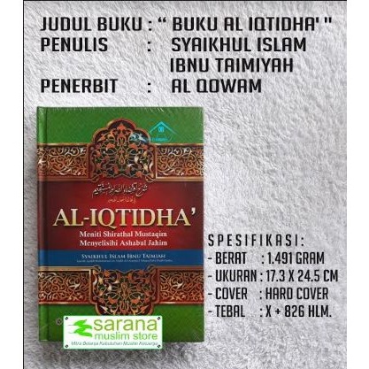 Buku Syarah Al-Iqtidha Meniti Shirathal Mustaqim