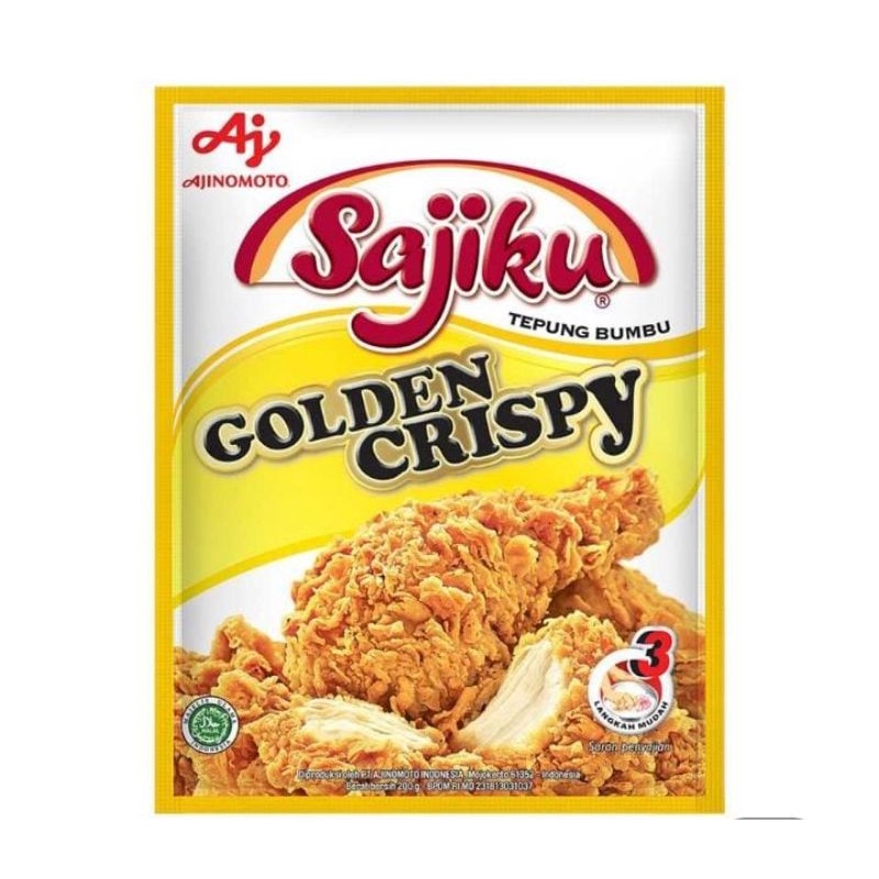 

Sajiku Tepung Bumbu Golden Crispy 200 g