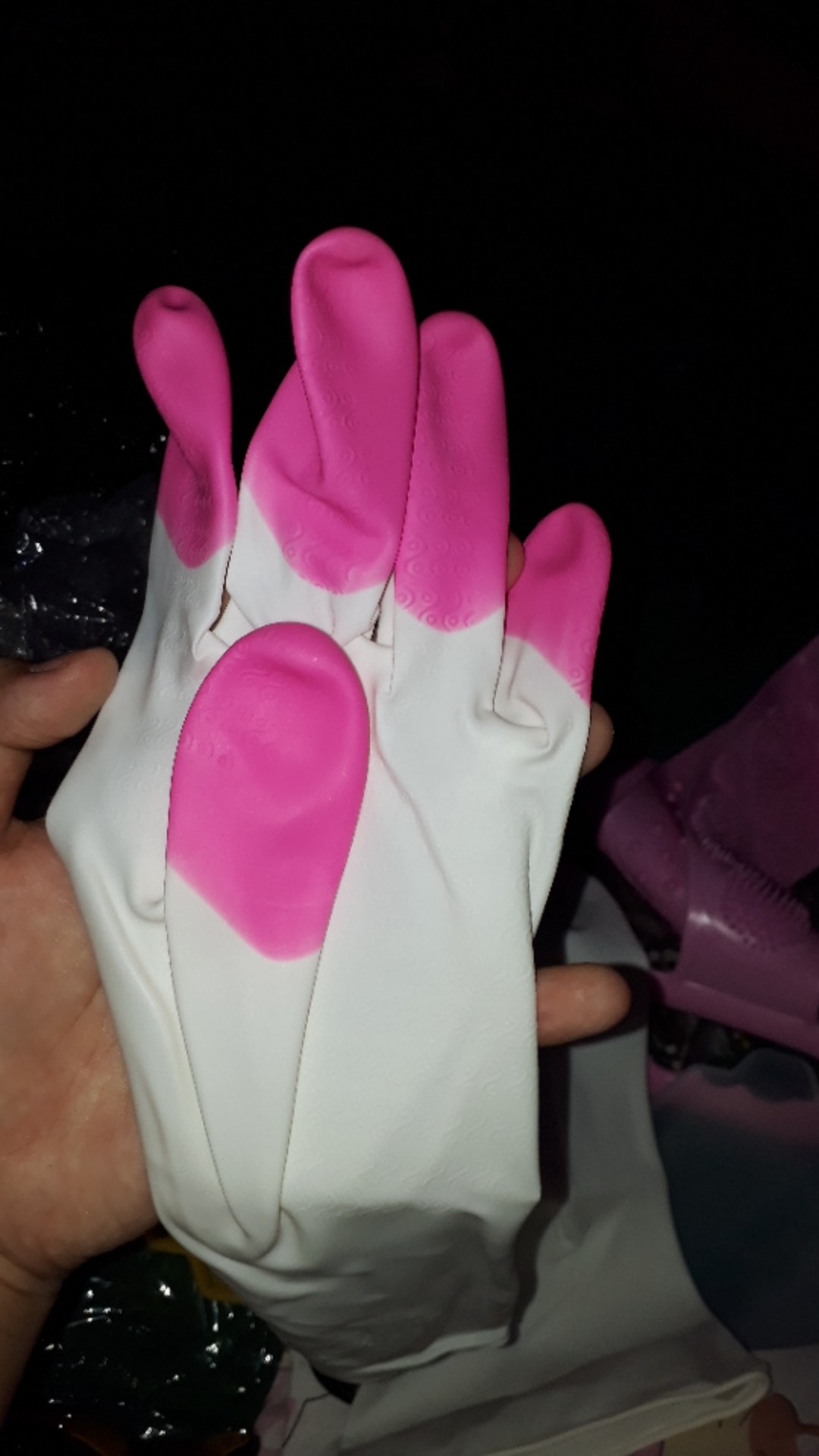 Sarung Tangan Cuci Piring Anti Air Rubber Hand Glove Karet Pelindung Aksesoris Kebersihan Cleaning