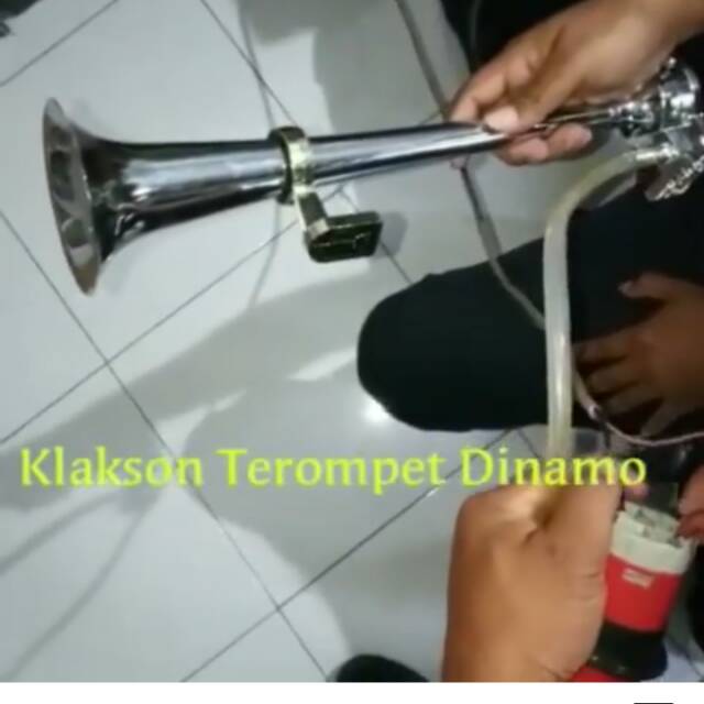 Klakson dinamo 12 dan 24 volt tanpa menggunakan angin.