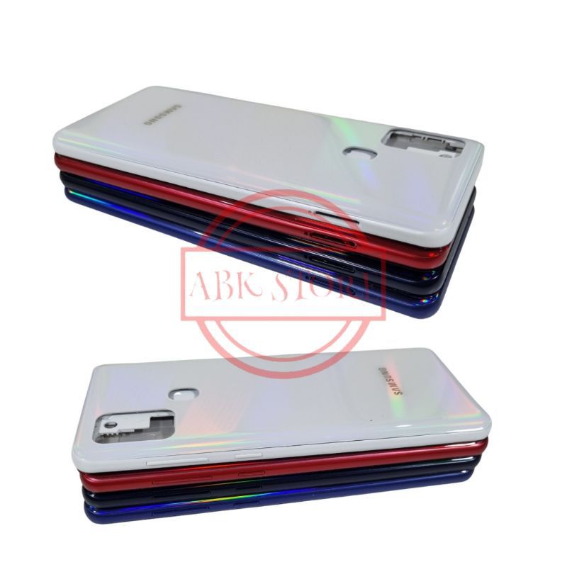 BACKDOOR+BEZZEL BAZZEL KESING CASING HOUSING FULLSET SAMSUNG GALAXY A21S A217 A217F ORIGINAL