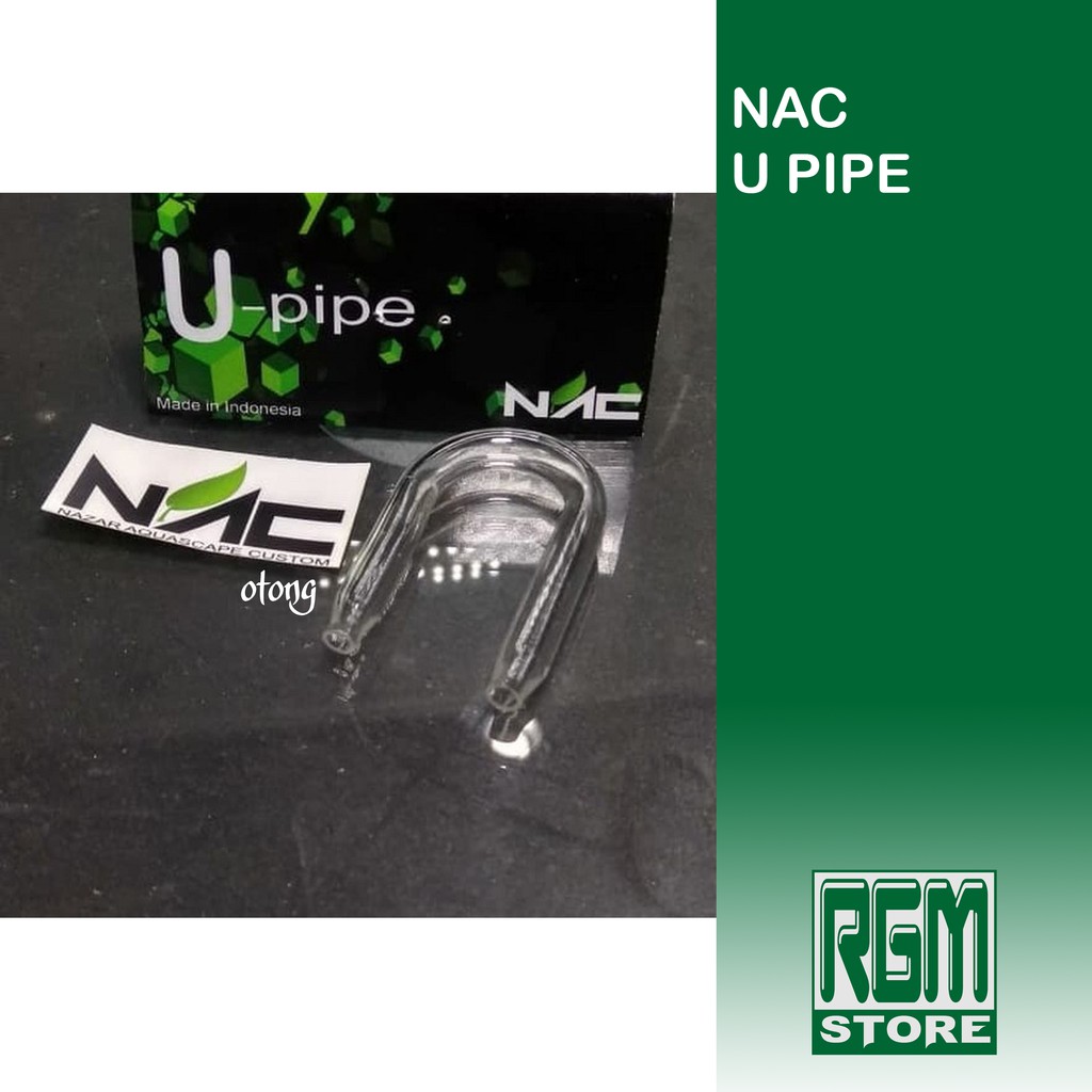 U pipe NAC connector konektor selang co2 diffuser aquascape aquarium