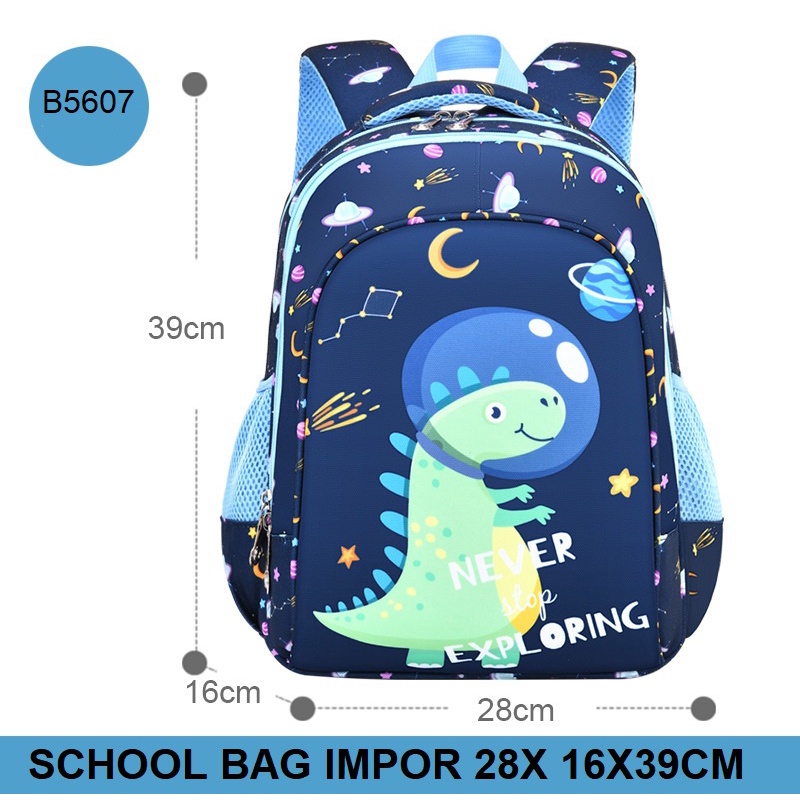 DRAB5607 Tas TK / Tas Sekolah Impor / Tas Playgroup.