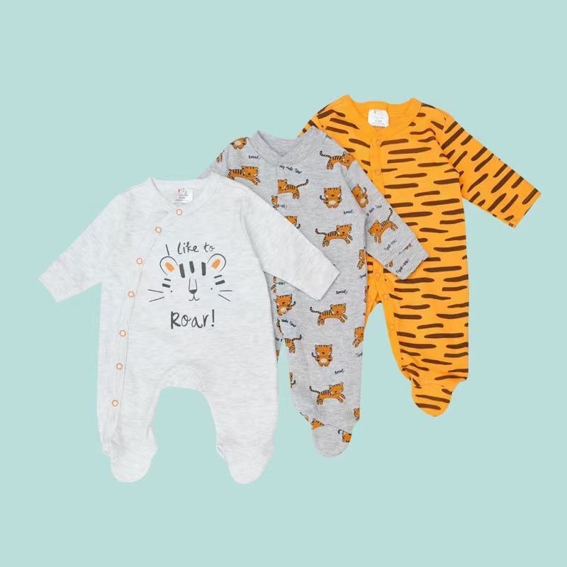 BABY K2 - Sleepsuit Baby Isi 3 Pcs Motif Roar