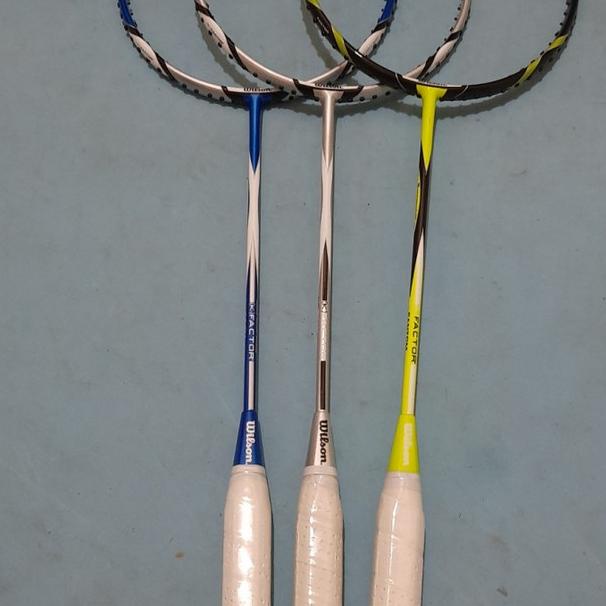 RAKET BADMINTON WILSON K FACTOR FULL CARBON 3U/G2 + TAS 1R