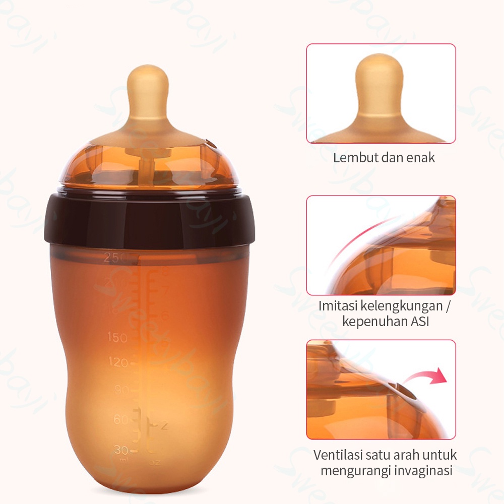 Piko silikon puting botol aksesoris dot bayi