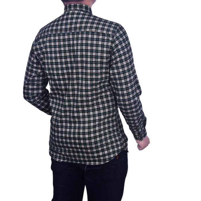 Kemeja Flanel Navy & Red Levis