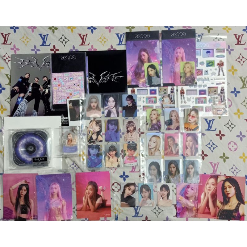 OFFICIAL AESPA PHOTOCARD WINTER GISELLE ALBUM SYNK POS SAVAGE MUMO SGS NEXT LEVEL FOREVER BLACK MAMB