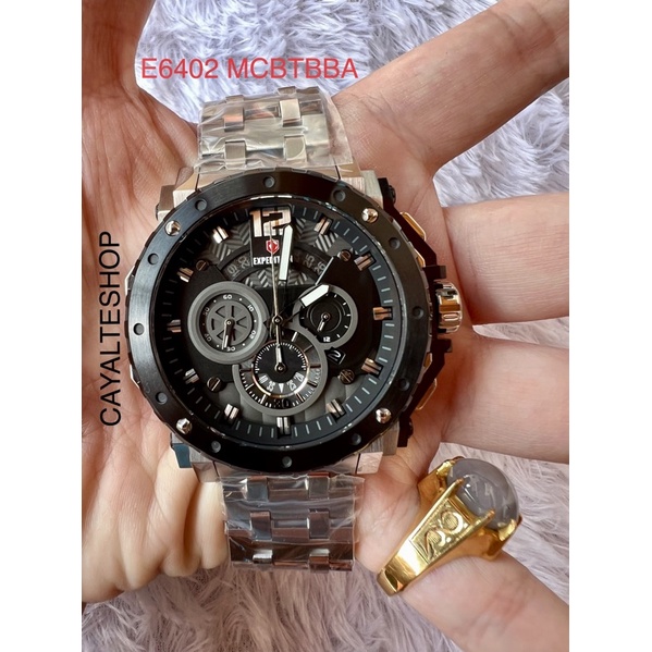 Expedition 6402 MCBTBBA Black Silver Hitam