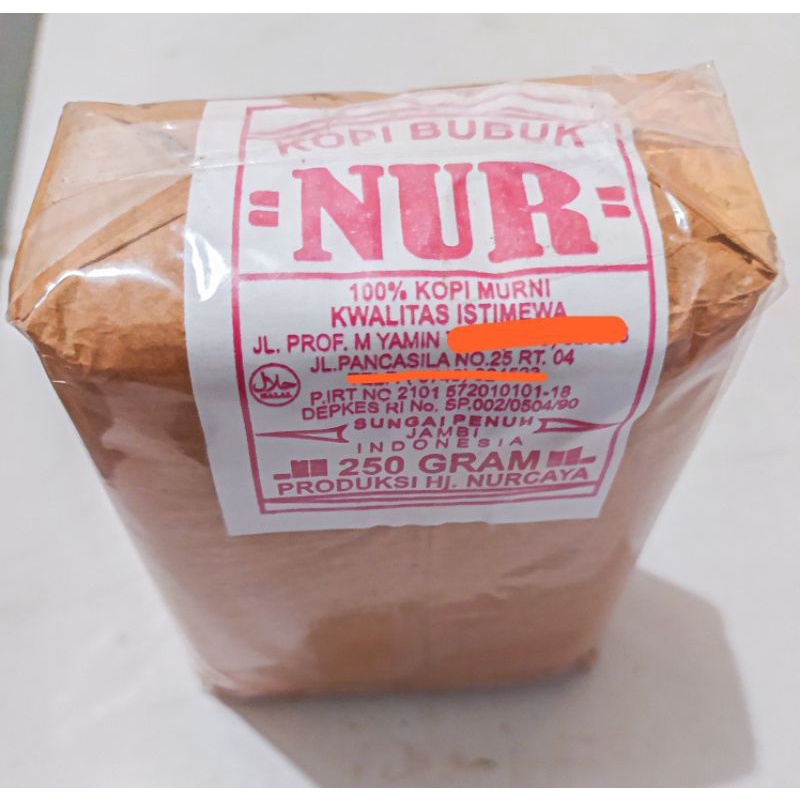 

KOPI NUR SUNGAI PENUH 250G