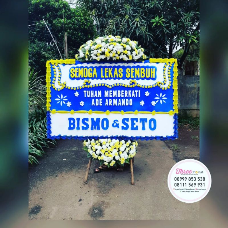 bunga papan ucapan selamat / bunga papan ucapan / bunga papan / gift