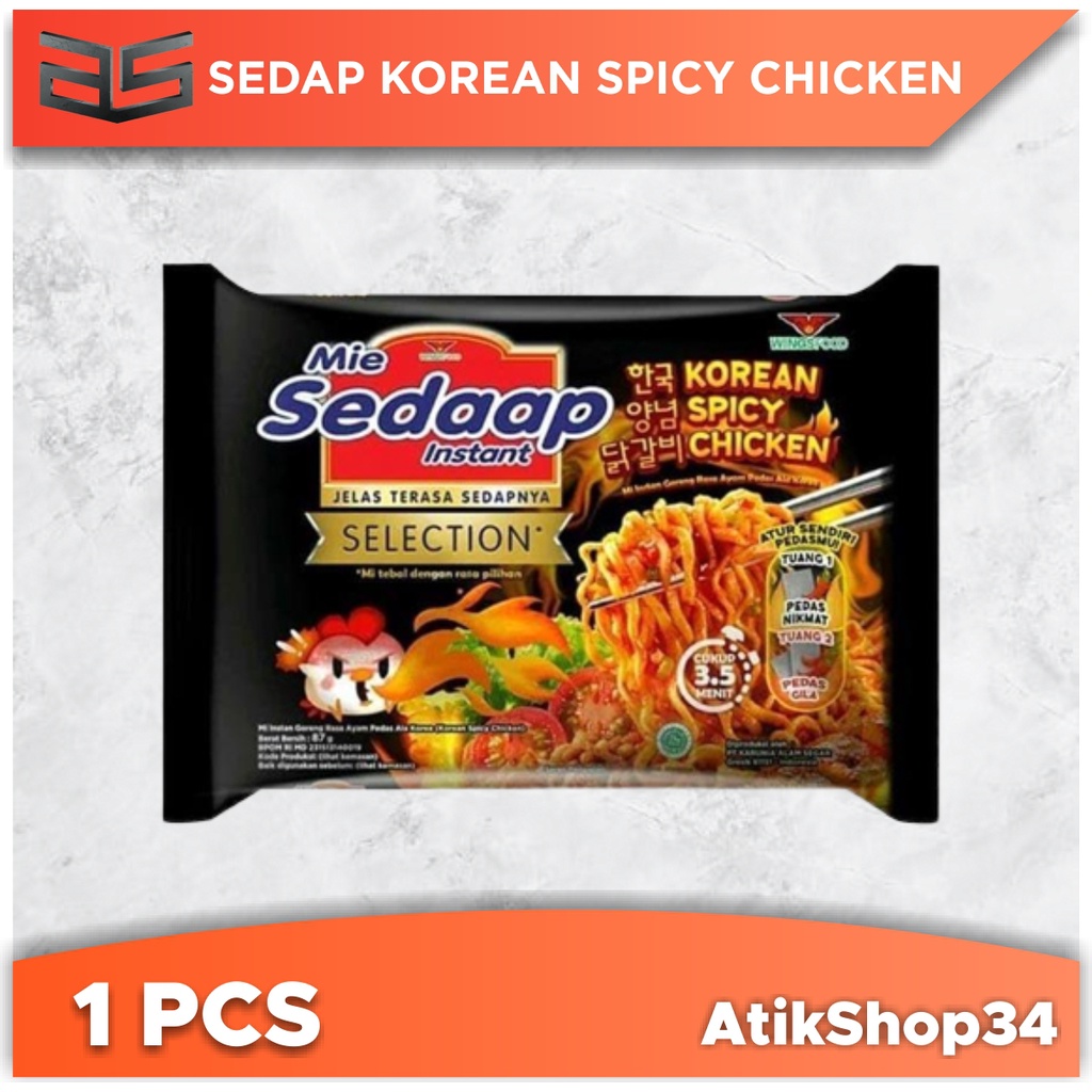 

SEDAP KOREAN SPICY CHICKEN / MIE INSTAN RASA KOREAN SPICY CHICKEN