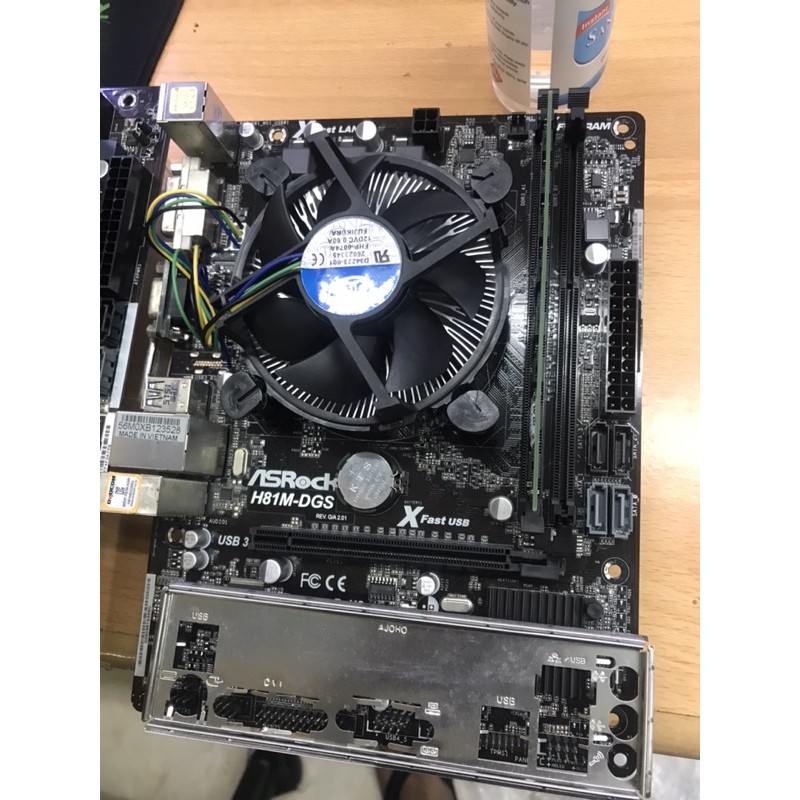 Paket H81 Core i3 4130 fan Ram 4Gb