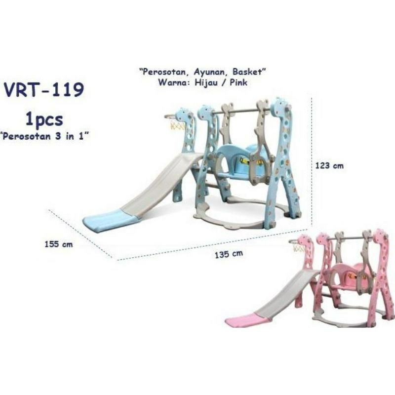 VRT-119 Mainan Playground Perosotan Ayunan VRT119