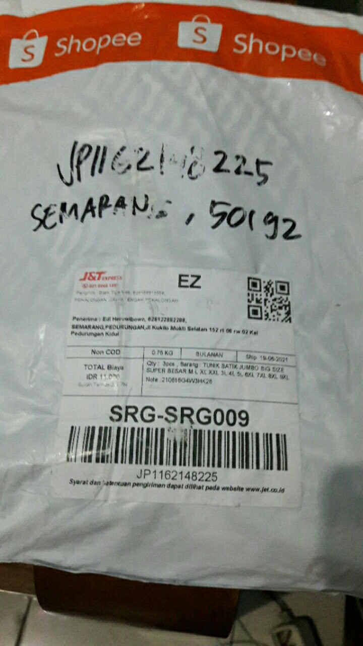 Tunik Batik Jumbo Big Size Super Besar M L Xl Xxl 3l 4l 5l 6xl 7xl 8xl 9xl 10xl Kain Berkualitas