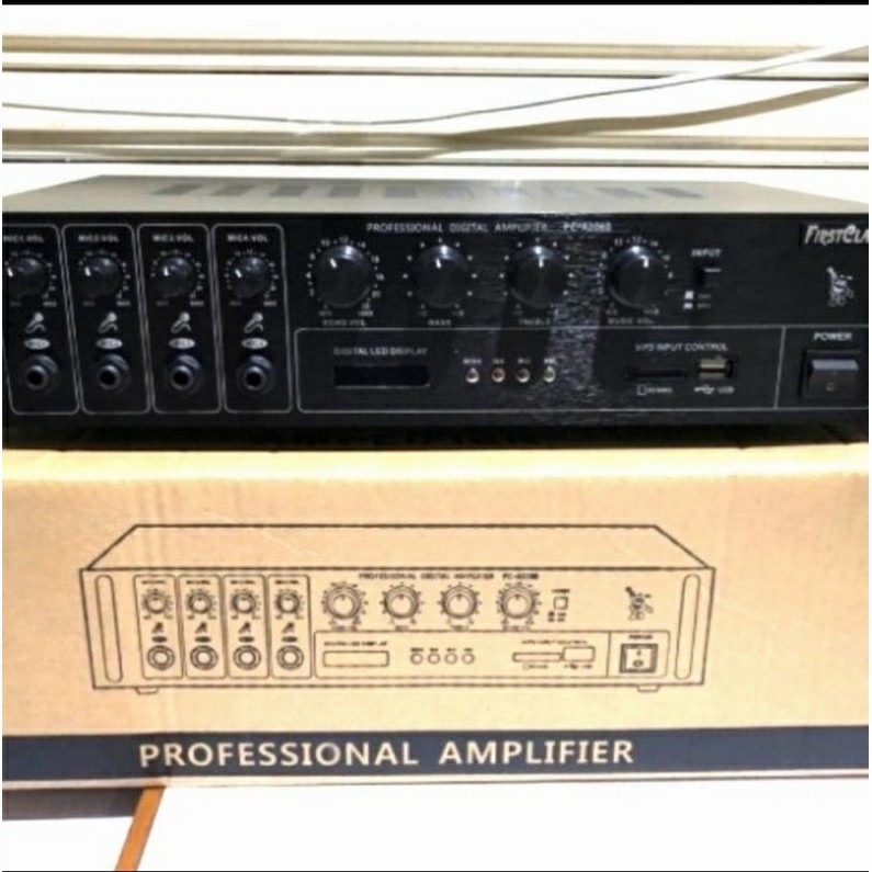 POWER AMPLIFIER FRISTCLASS FC A2060 ORIGINAL AMPLI KARAOKE BLUETOOTH