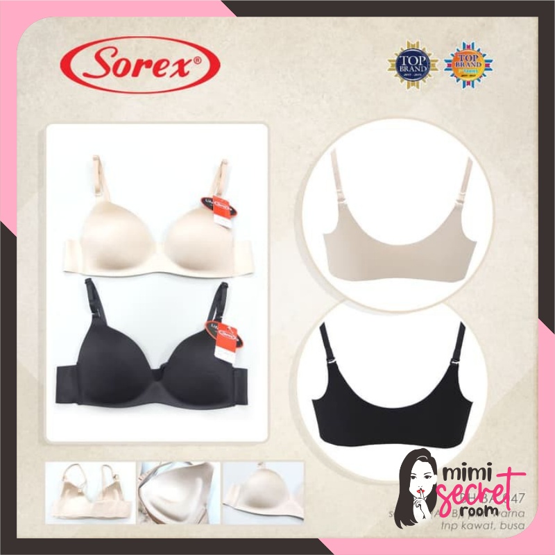 ❤ MIMI ❤ Sorex Bra Fashion Lifestyle Pesta Seamless Tanpa Kait Tanpa kawat Busa Push Up BA 047