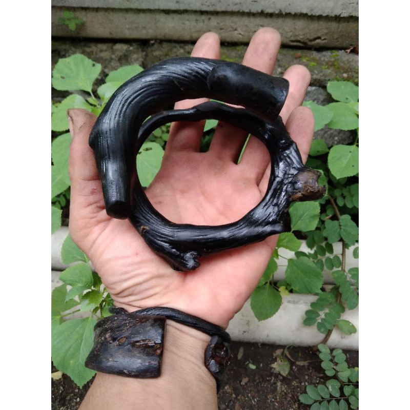 GELANG AKAR BAHAR HITAM BABON (SUPER)
