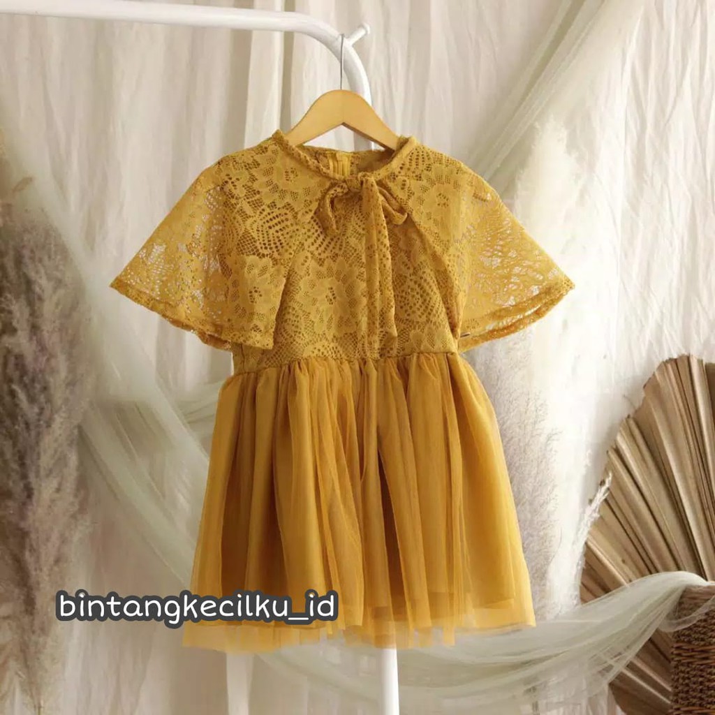 DRESS ANAK BROKAT/DRESS PESTA ANAK USIA 6 BULAN - 4 TAHUN