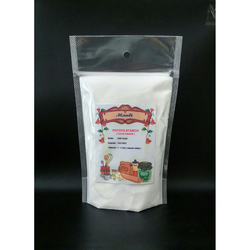 

Tepung Pati Kentang / Potato Starch 250 gram / Potato Starch Roquette / Tepung Kentang HALAL