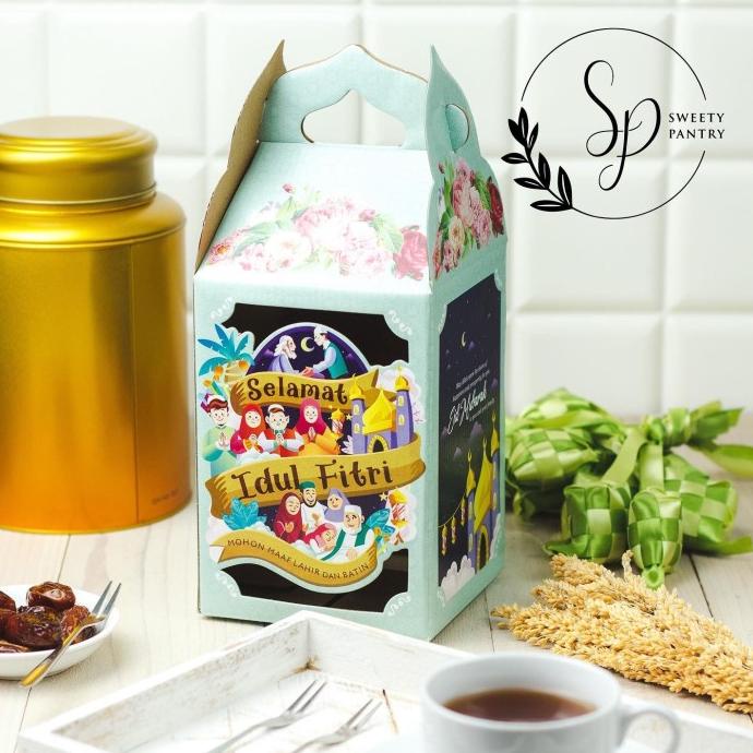 

Nurlela Dus Cake Box Packaging Kotak Hampers Toples Lebaran Idul Fitri Promo!!!R30F