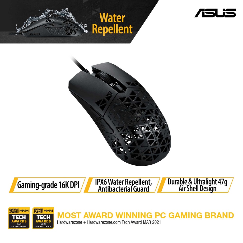 ASUS TUF GAMING M4 AIR | Lightweight Wired Gaming Mouse